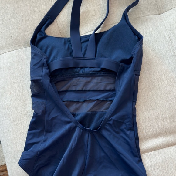 Nike Women's Deep Blue One-Piece Swimsuit - Picture 2 of 2